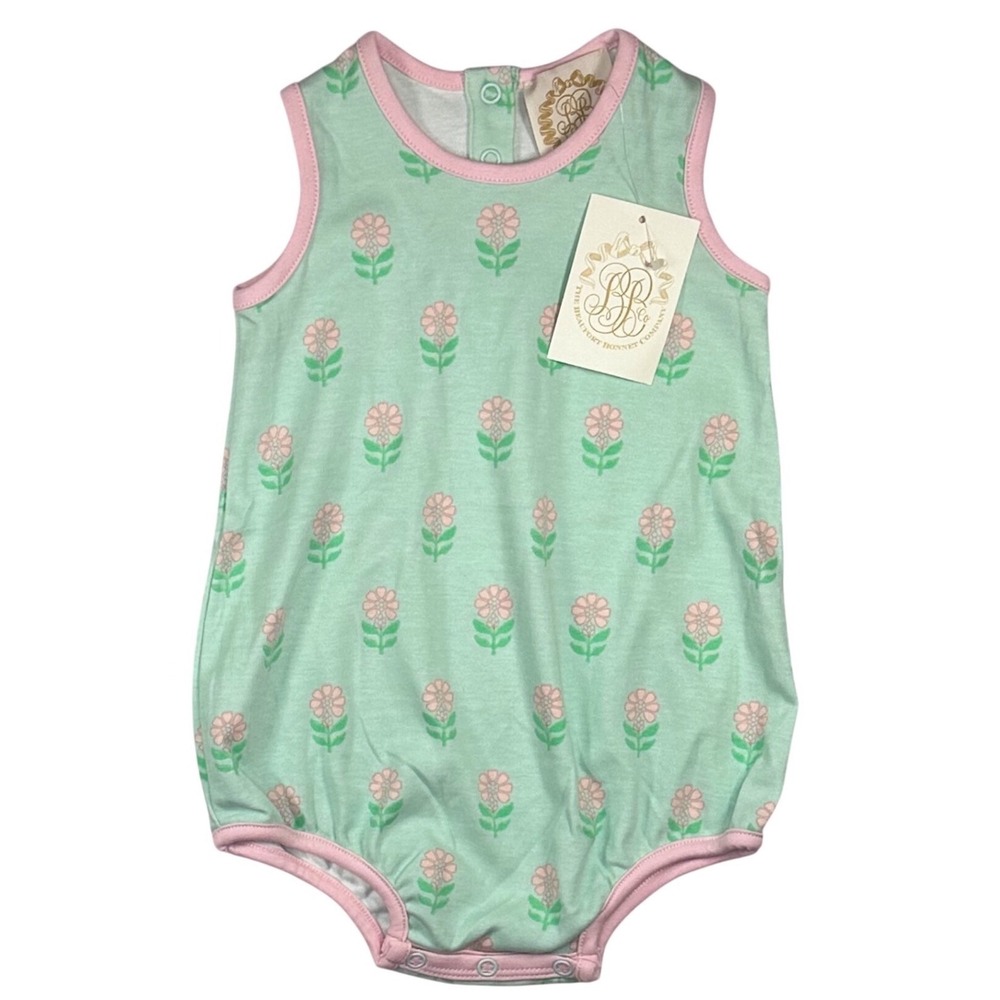 NWT TBBC The Beaufort Bonnet Company Patton Play Bubble Flowers for Friends 3-6M